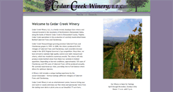 Desktop Screenshot of cedarcreekvineyard.com